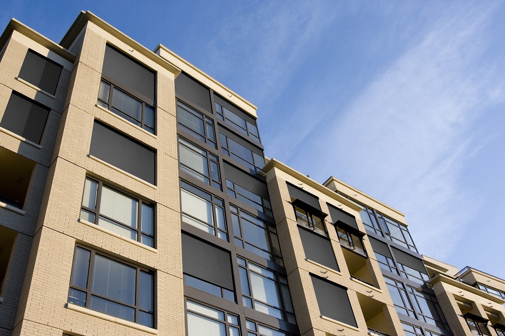 high rise building with habitat screens, BC Energy Step Code