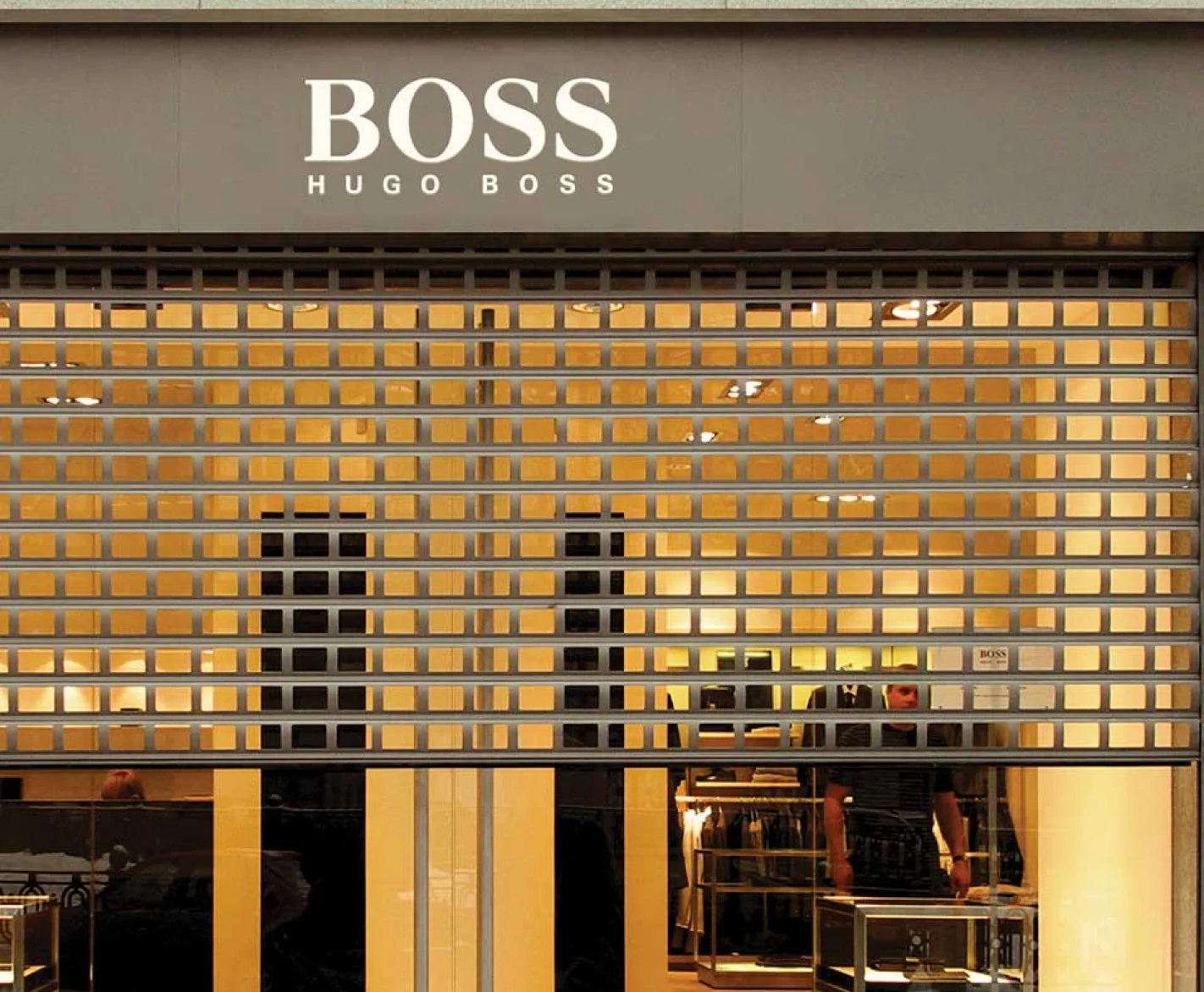 Talius Roll Shutters Hugo Boss Store