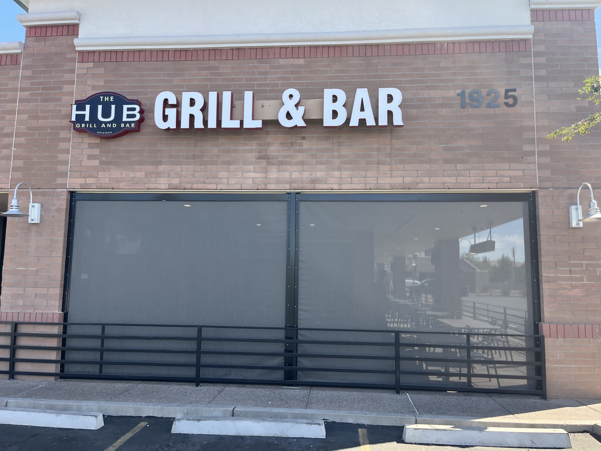 Talius Habitat Screen in Hub Bar Grill