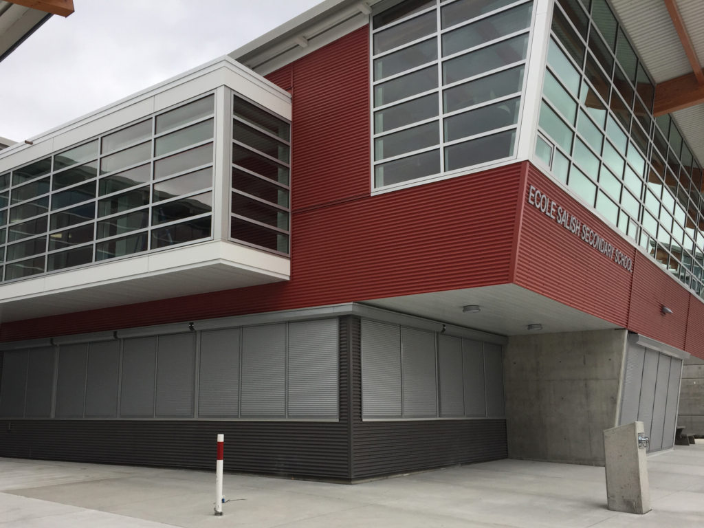 Talius Salmon Arm Public School Roll Shutters