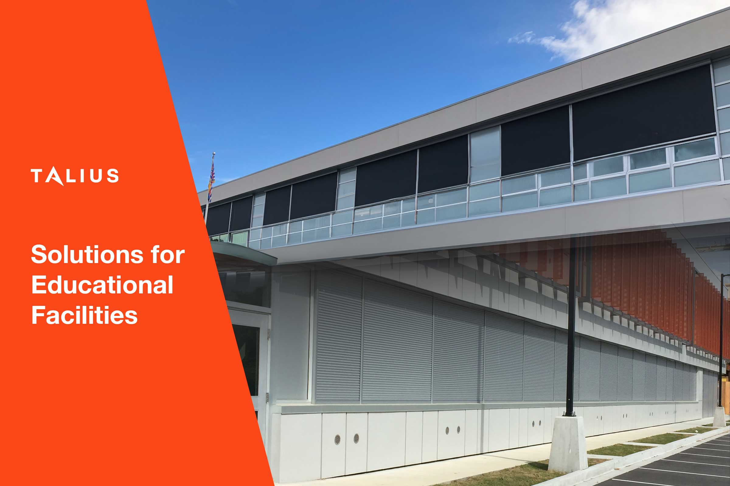 Talius Rollshutters and Habitat Screens in Schools