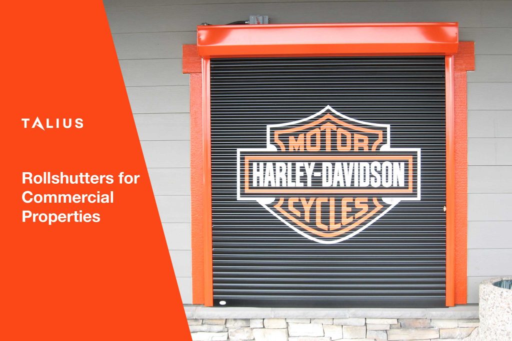 Commercial Rolling Shutter in Harley Davidson Store