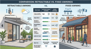 Retractable Awning Vs Fixed Awning