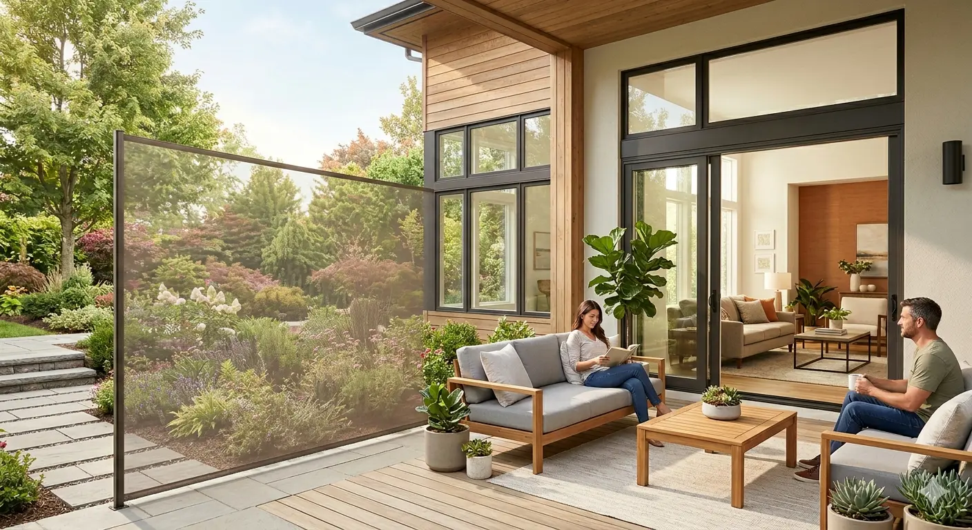 Exterior Screens for Privacy Without Losing Natural Light